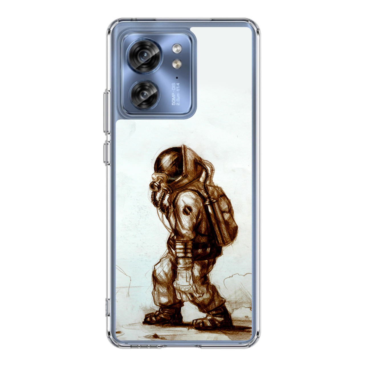 Astronaut Heavy Walk Motorola Edge 2023 Case