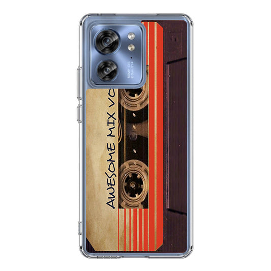 Awesome Mix Vol 1 Cassette Motorola Edge 2023 Case