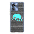Aztec Elephant Turquoise Motorola Edge 2023 Case