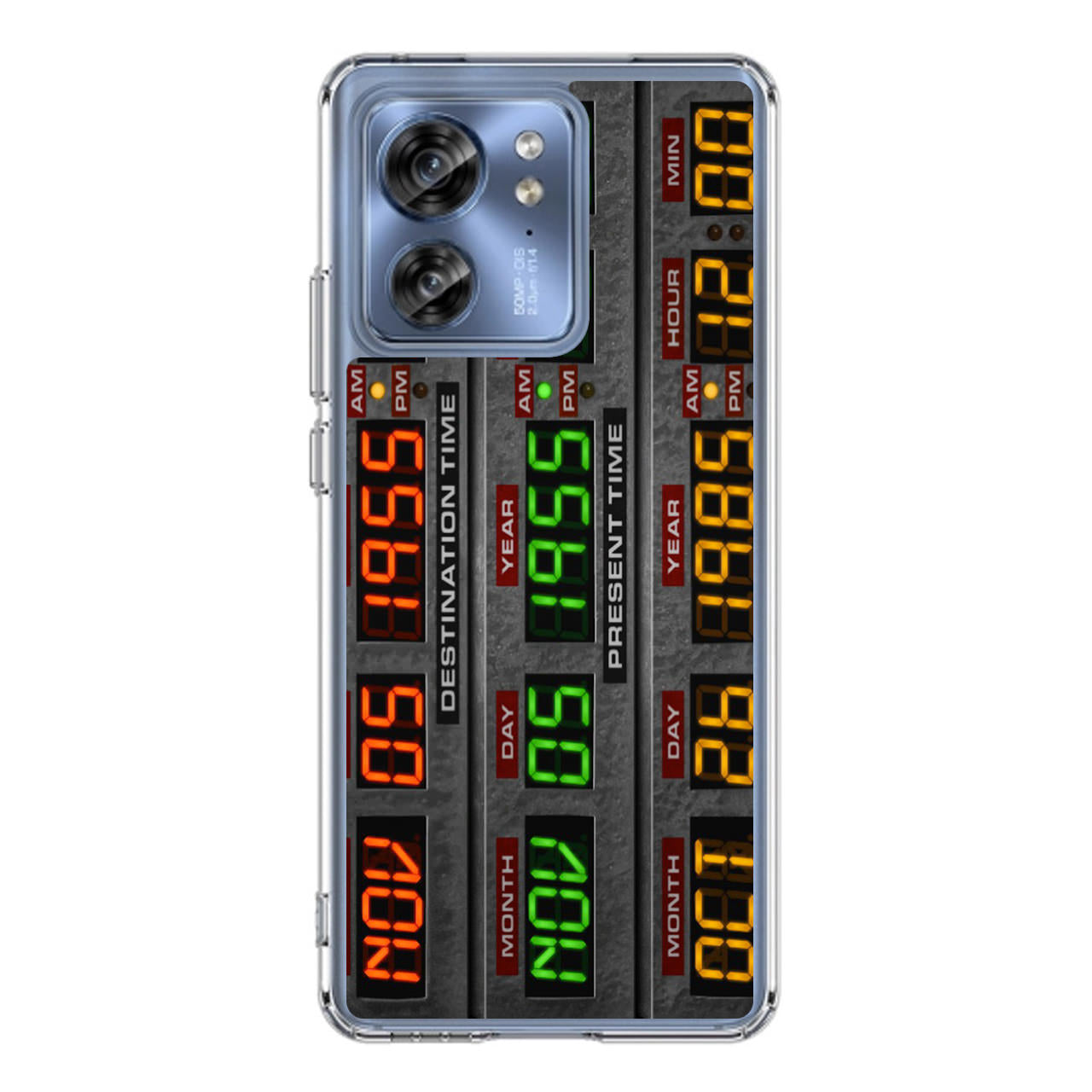 Back To The Future Time Circuits Motorola Edge 2023 Case