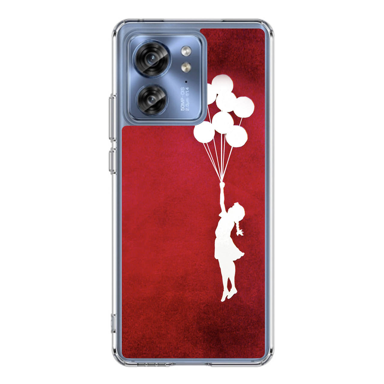 Banksy Girl With Balloons Red Motorola Edge 2023 Case