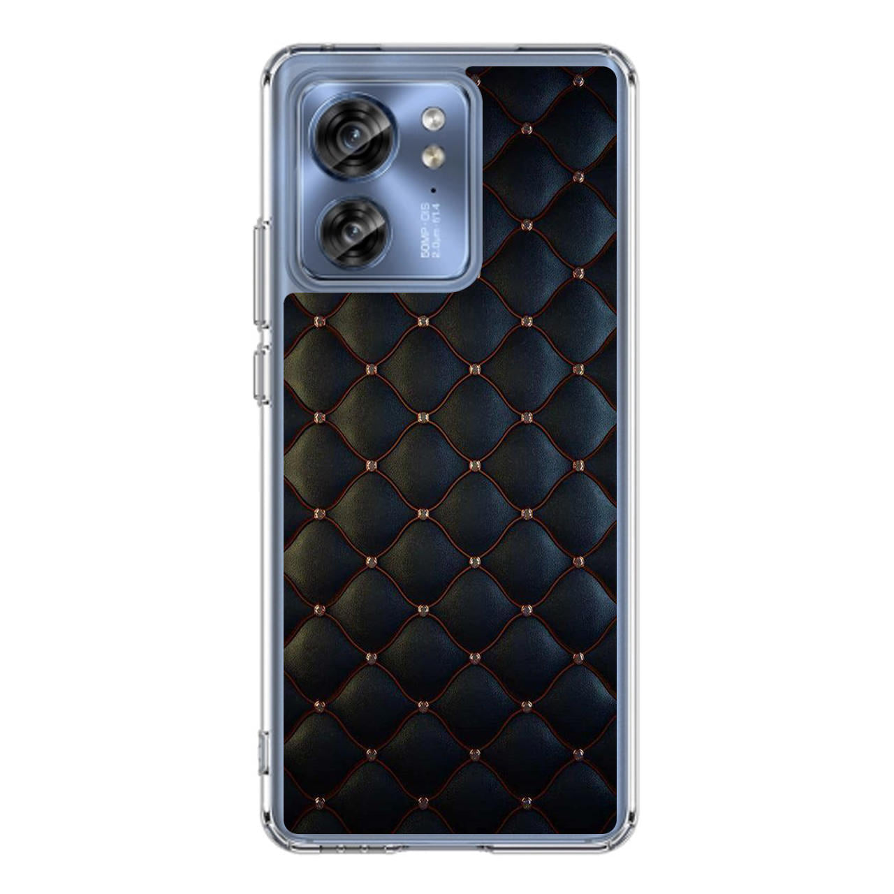 Black Royal Pattern Motorola Edge 2023 Case