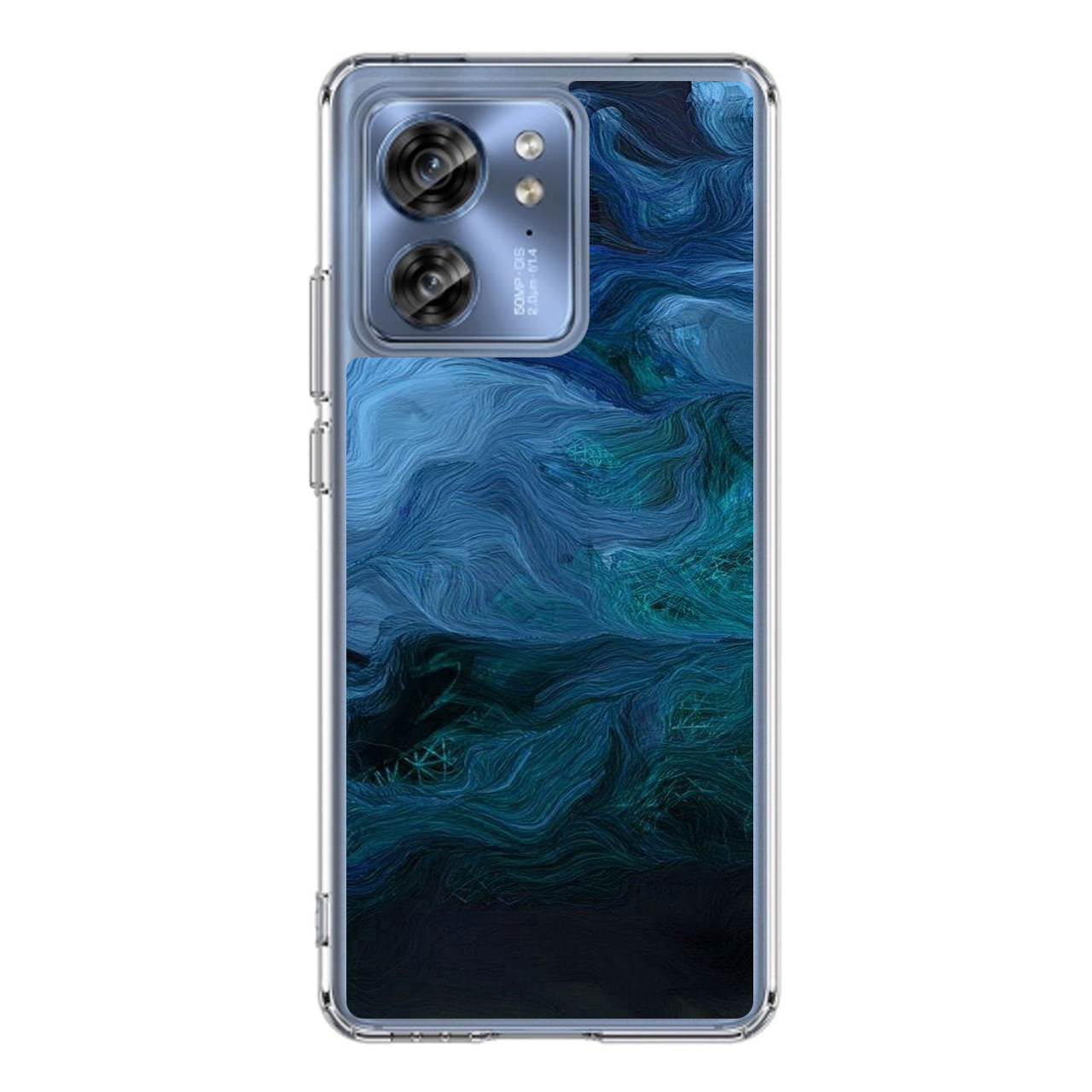 Blue Abstract Art Motorola Edge 2023 Case