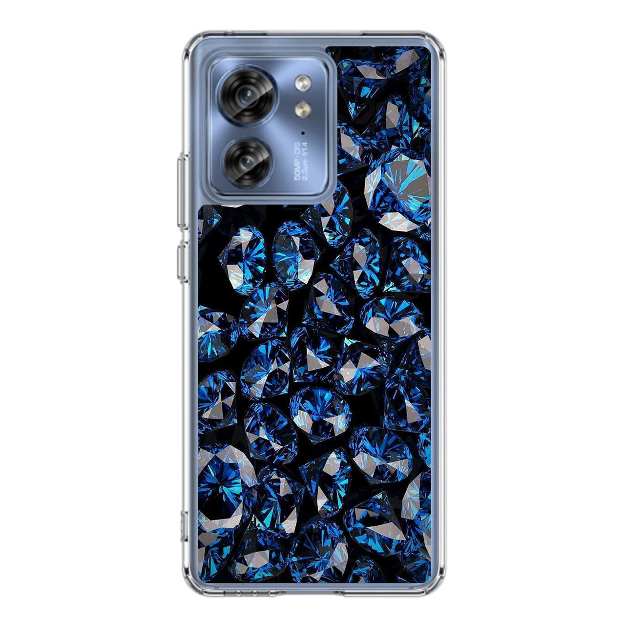 Blue Diamonds Pattern Motorola Edge 2023 Case