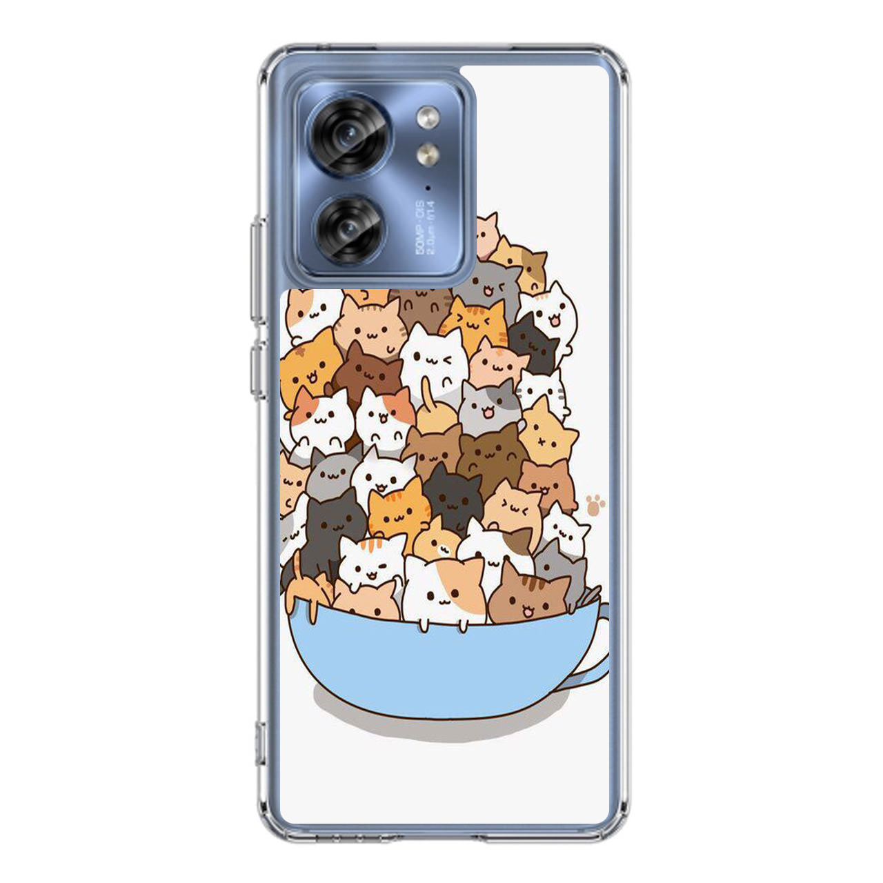 Cats on A Bowl Motorola Edge 2023 Case