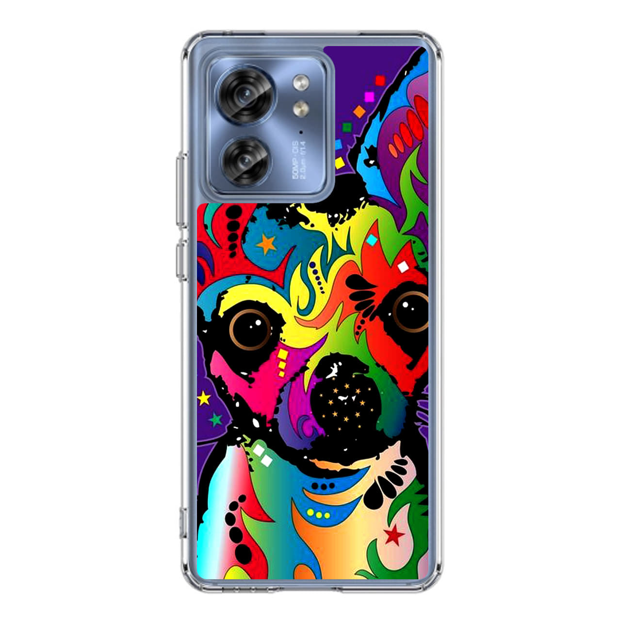 Colorful Chihuahua Motorola Edge 2023 Case