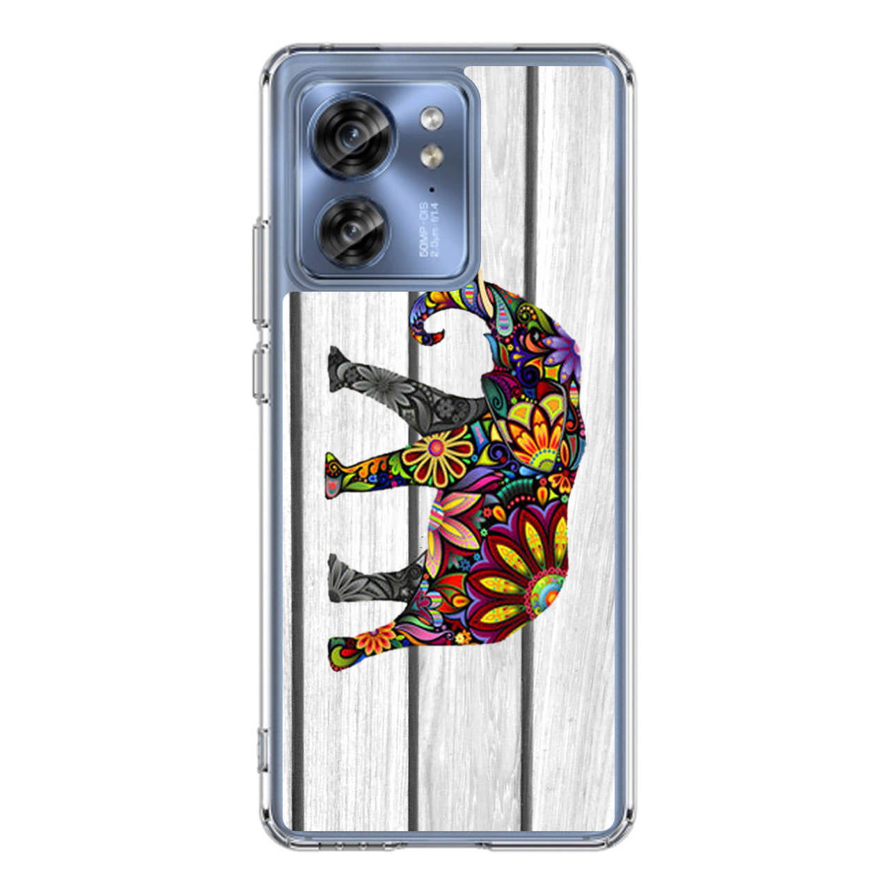 Colorful Elephant Flower Motorola Edge 2023 Case