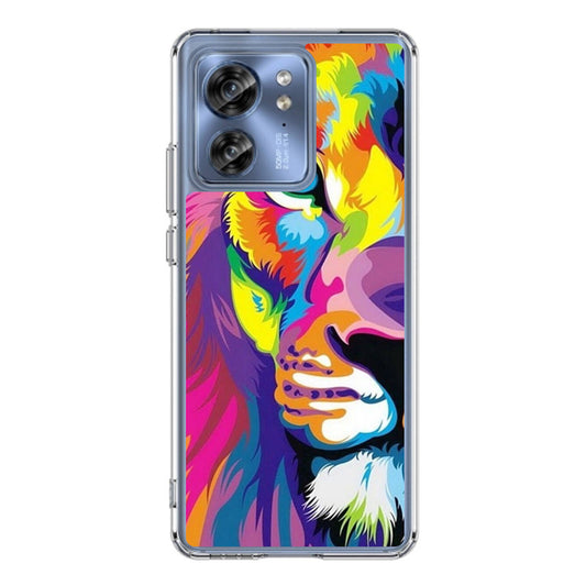 Colorful Lion Motorola Edge 2023 Case