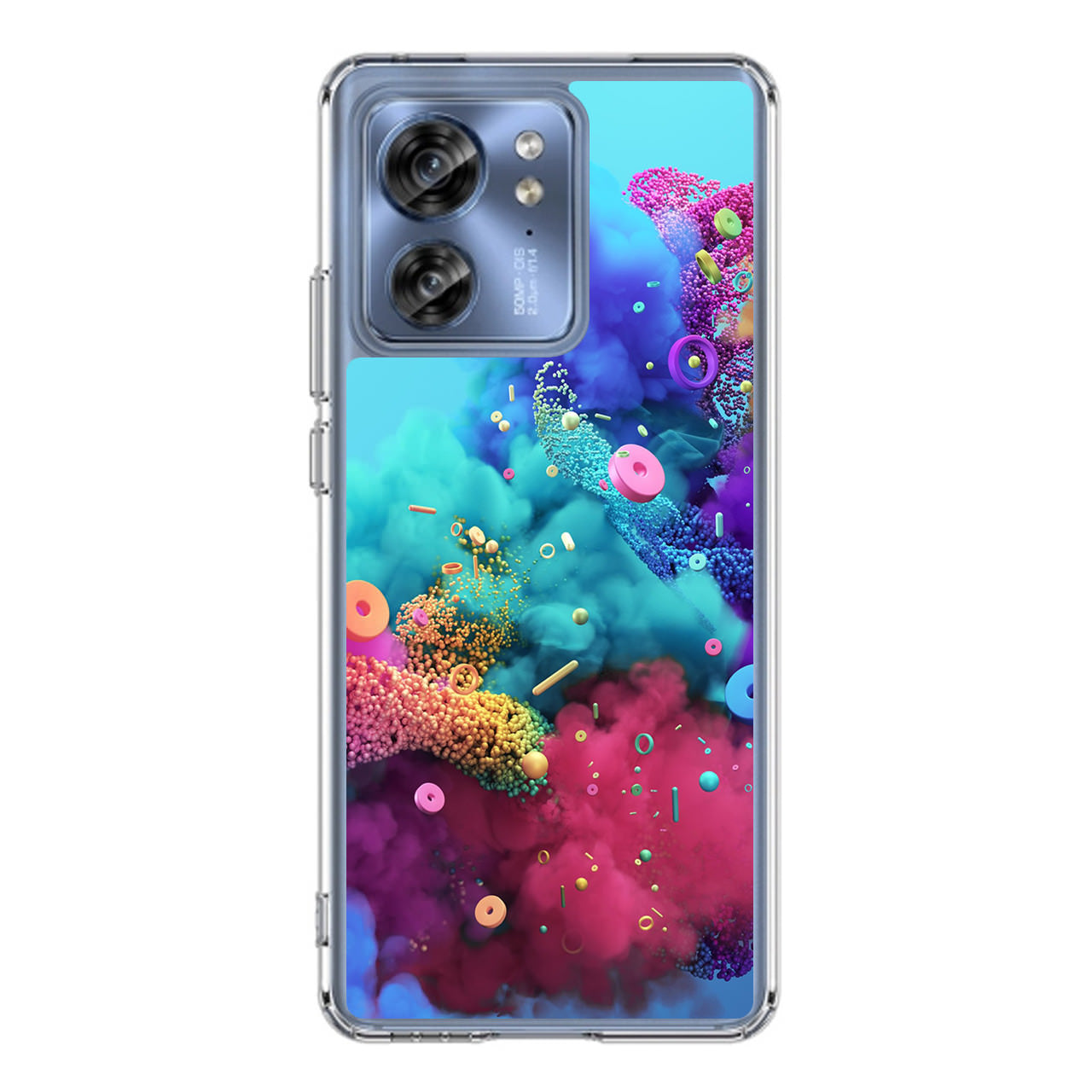 Colorful Smoke Boom Motorola Edge 2023 Case