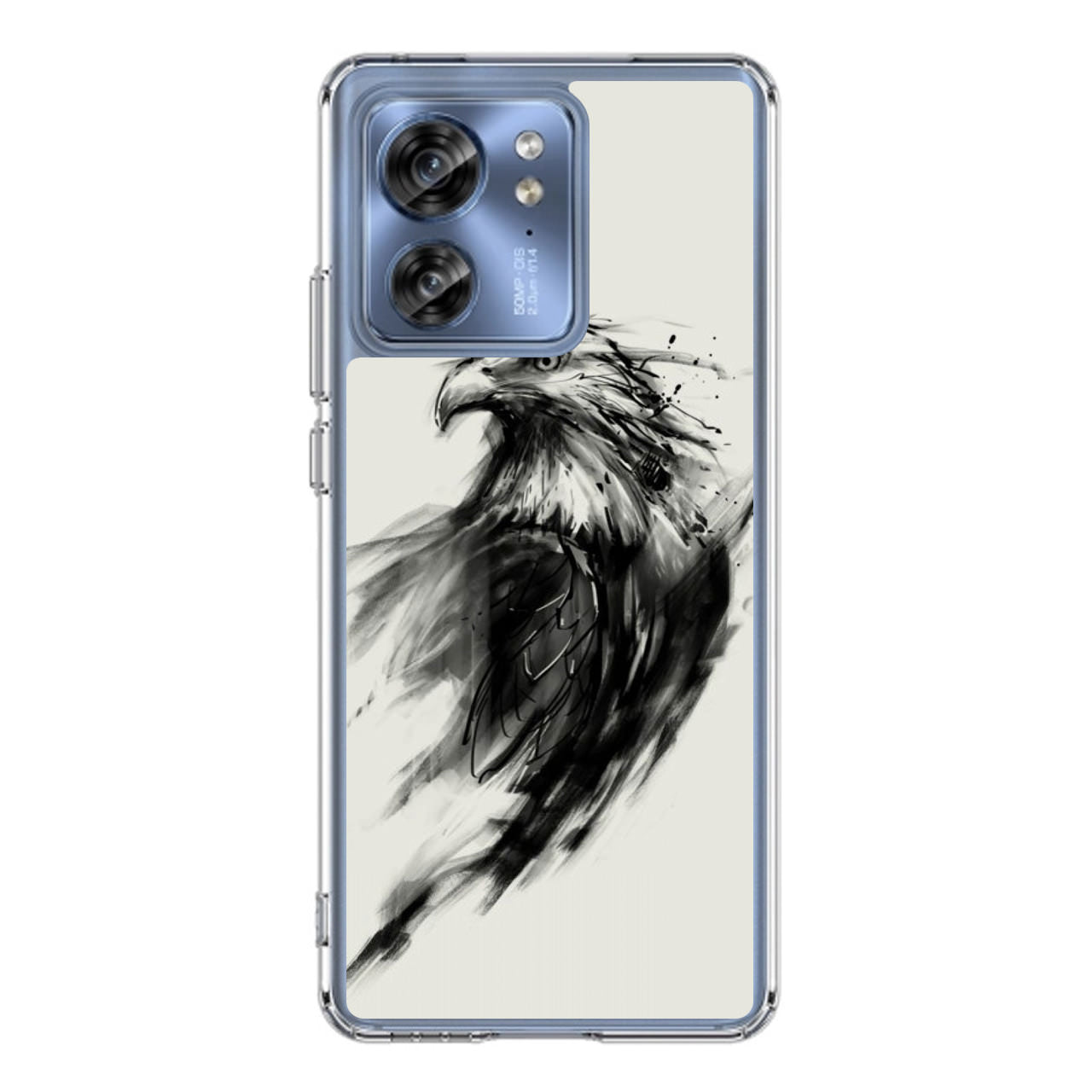 Eagle Art Black Ink Motorola Edge 2023 Case