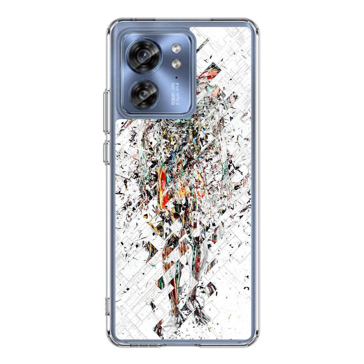 Fragmantacia Art Human Abstract Motorola Edge 2023 Case