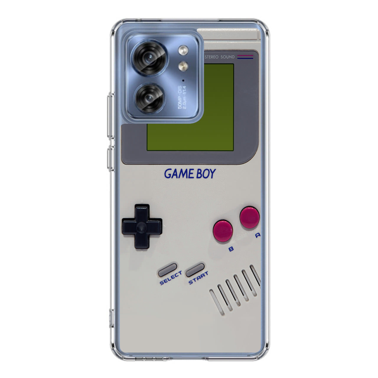 Game Boy Grey Model Motorola Edge 2023 Case