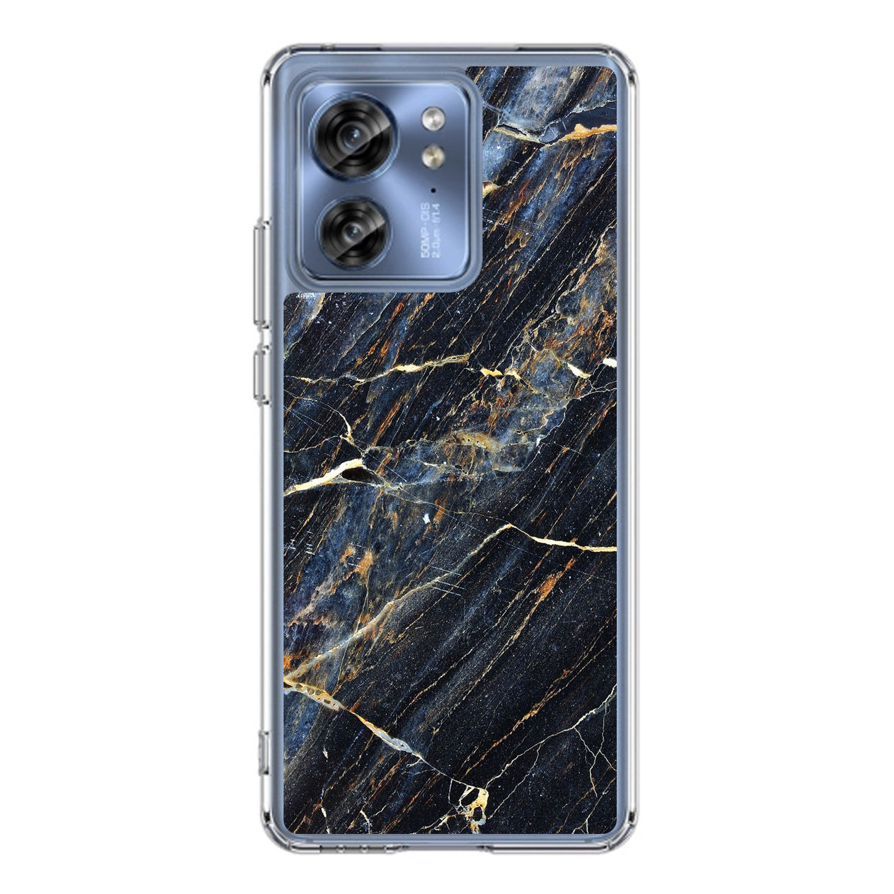 Golden Black Marble Motorola Edge 2023 Case