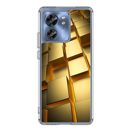 Golden Cubes Motorola Edge 2023 Case