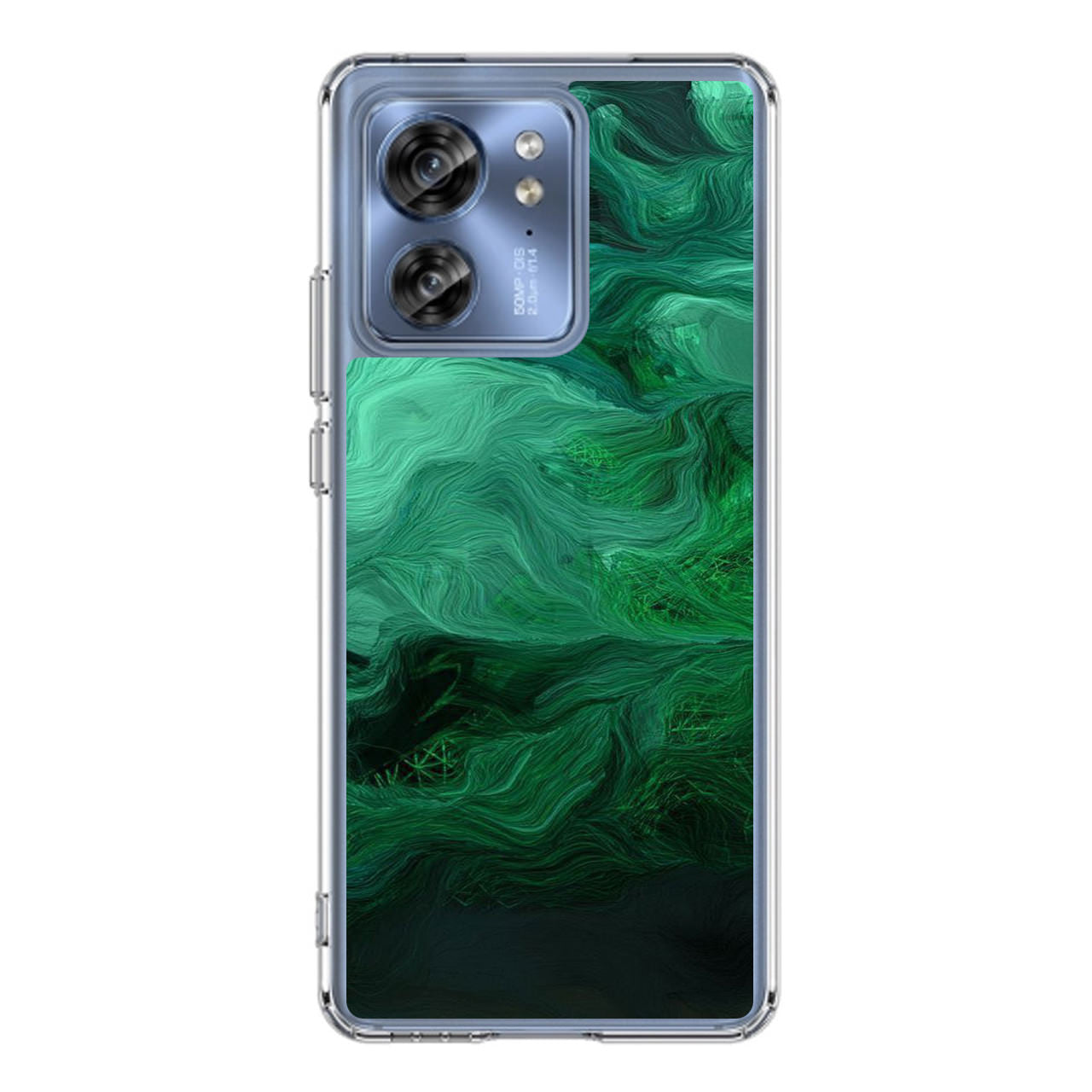 Green Abstract Art Motorola Edge 2023 Case