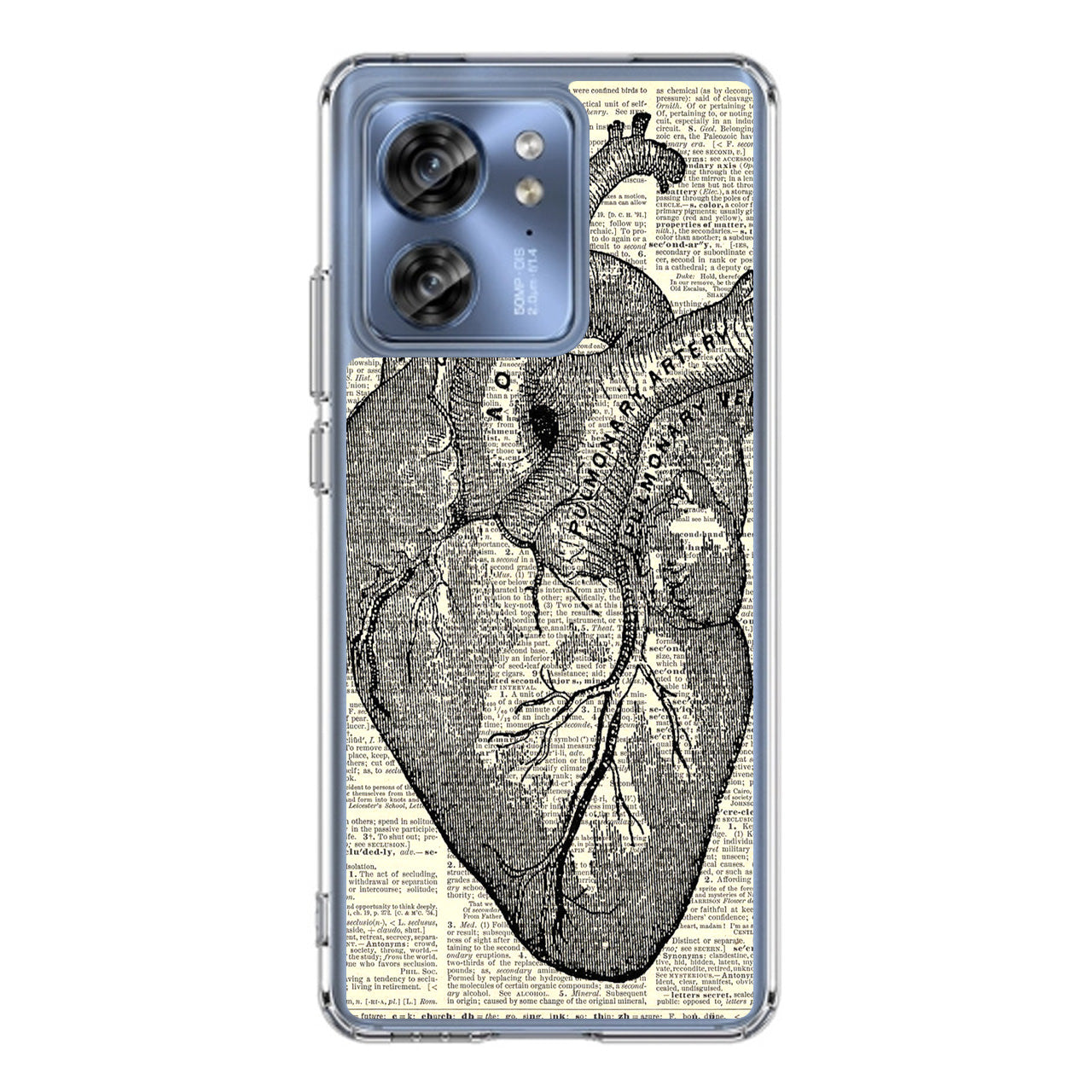 Heart Book Art Motorola Edge 2023 Case