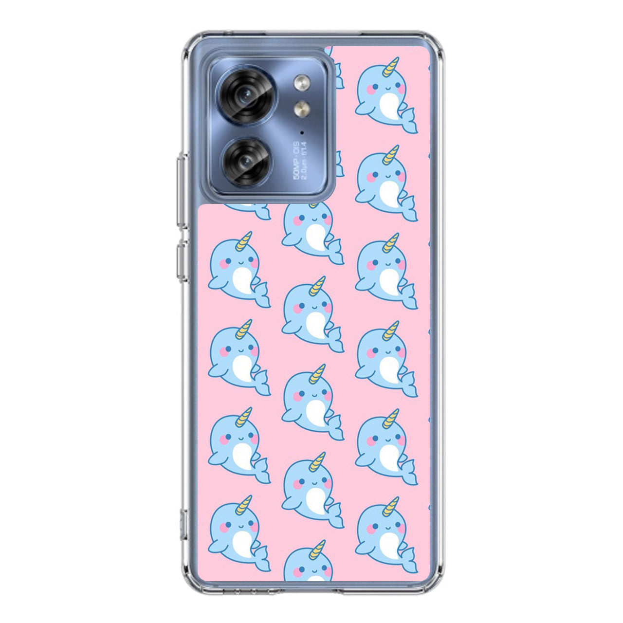 Horned Whales Pattern Motorola Edge 2023 Case