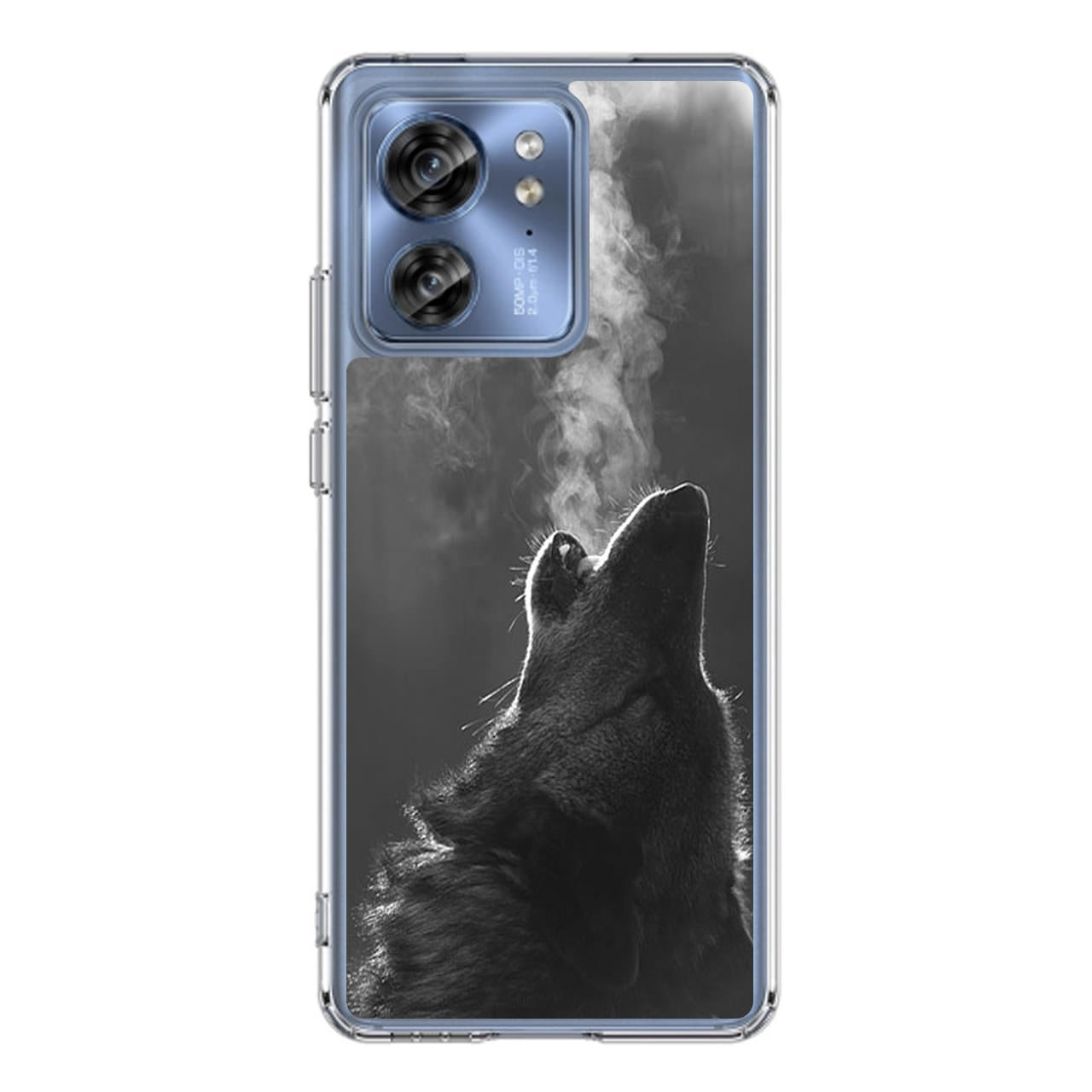 Howling Wolves Black and White Motorola Edge 2023 Case