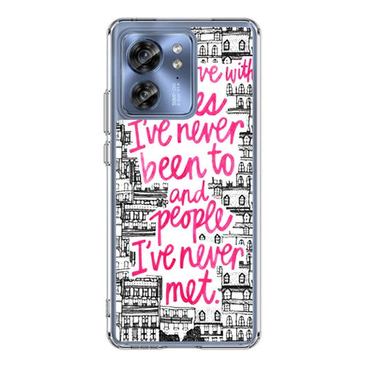 John Green Quotes I'm in Love With Cities Motorola Edge 2023 Case