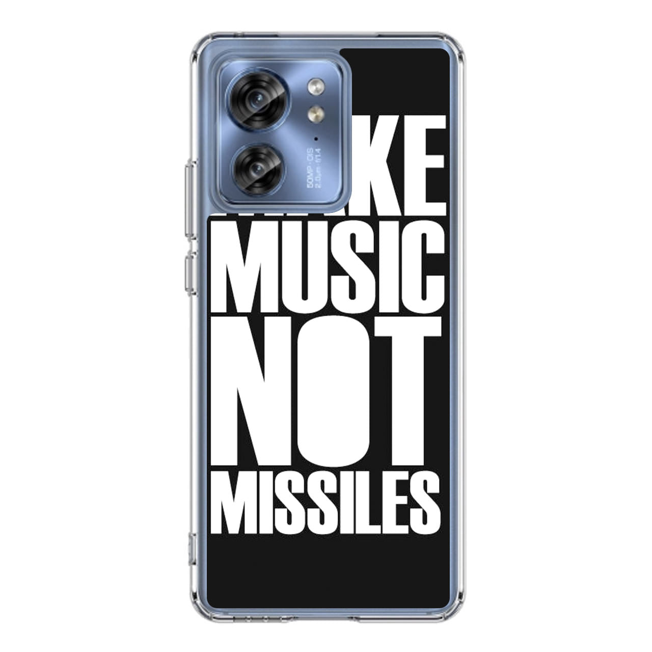 Make Music Not Missiles Motorola Edge 2023 Case