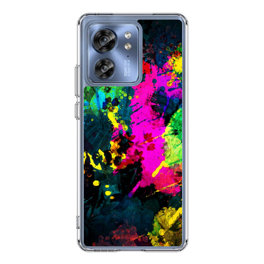 Mixture Colorful Paint Motorola Edge 2023 Case