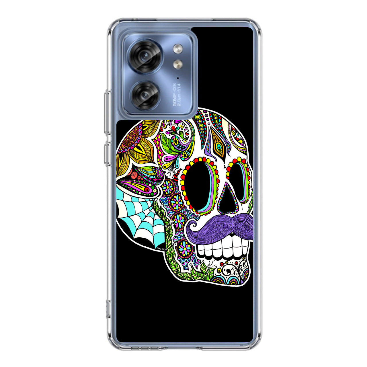 Mustache Sugar Skull Motorola Edge 2023 Case