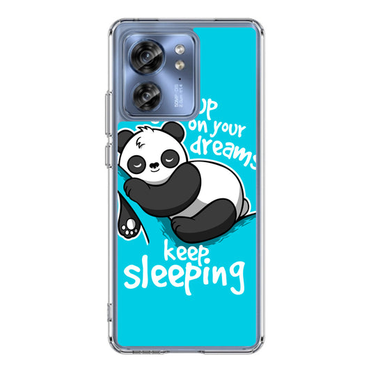 Panda Keep Sleeping Motorola Edge 2023 Case