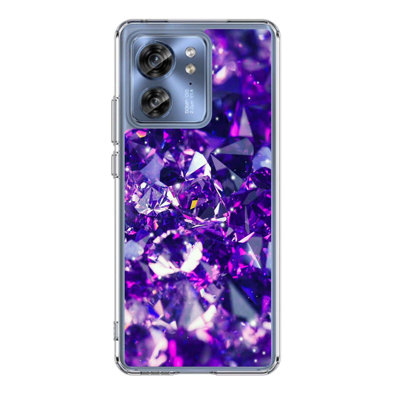 Purple Crystal Motorola Edge 2023 Case