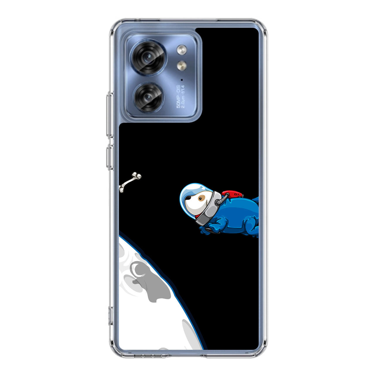 Space Dog Chasing A Bone Motorola Edge 2023 Case