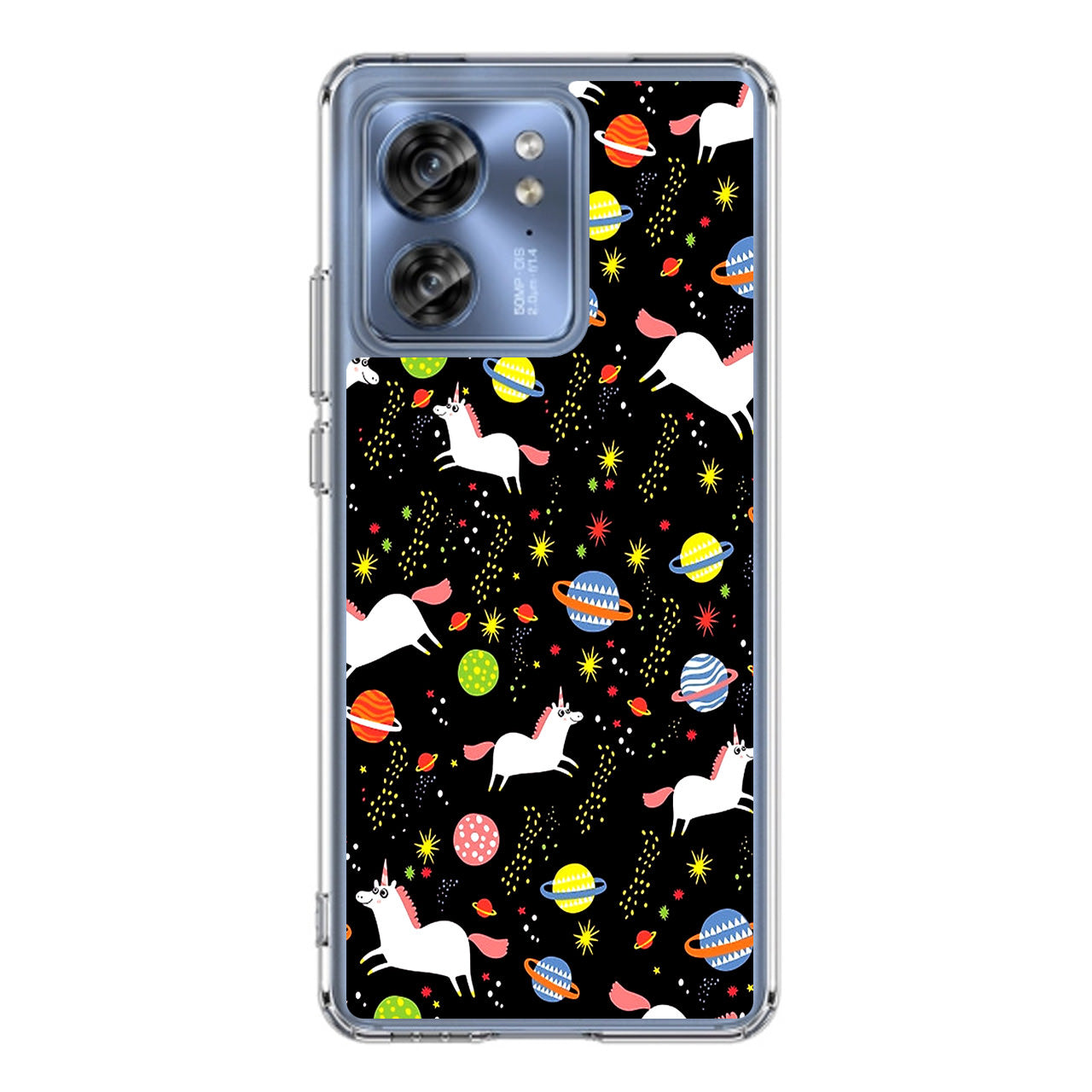 Space Unicorn Pattern Motorola Edge 2023 Case