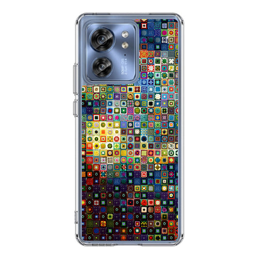 Starry Night Tiles Motorola Edge 2023 Case