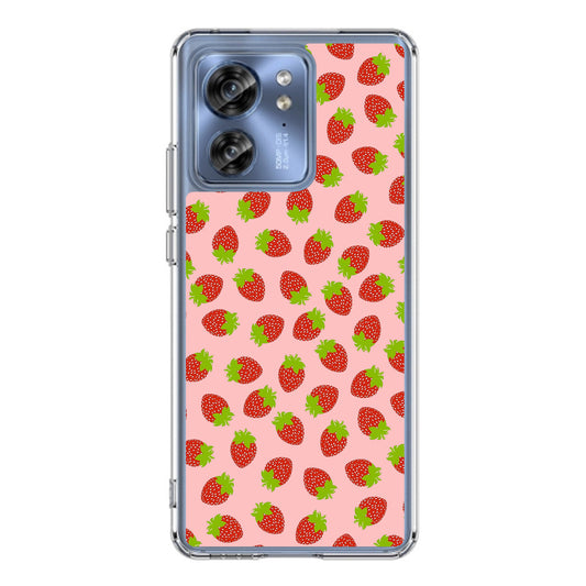 Strawberries Pattern Motorola Edge 2023 Case