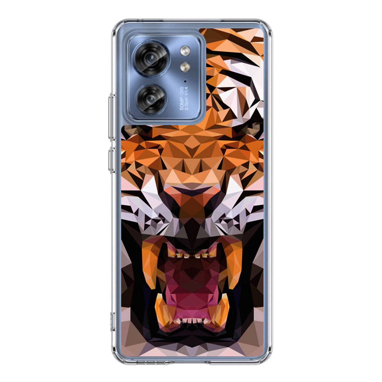 Tiger Polygon Motorola Edge 2023 Case