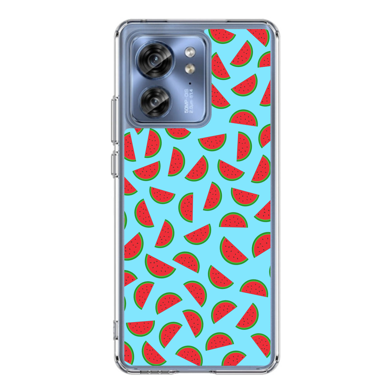 Watermelon Fruit Pattern Blue Motorola Edge 2023 Case