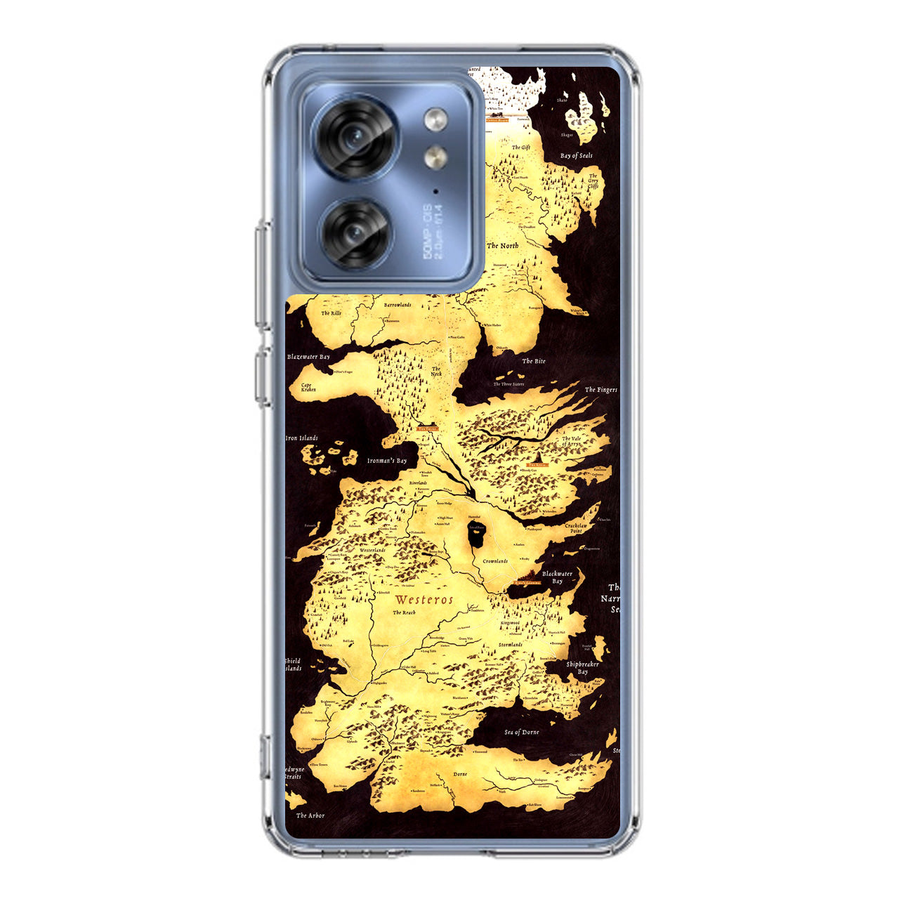 Westeros Map Motorola Edge 2023 Case