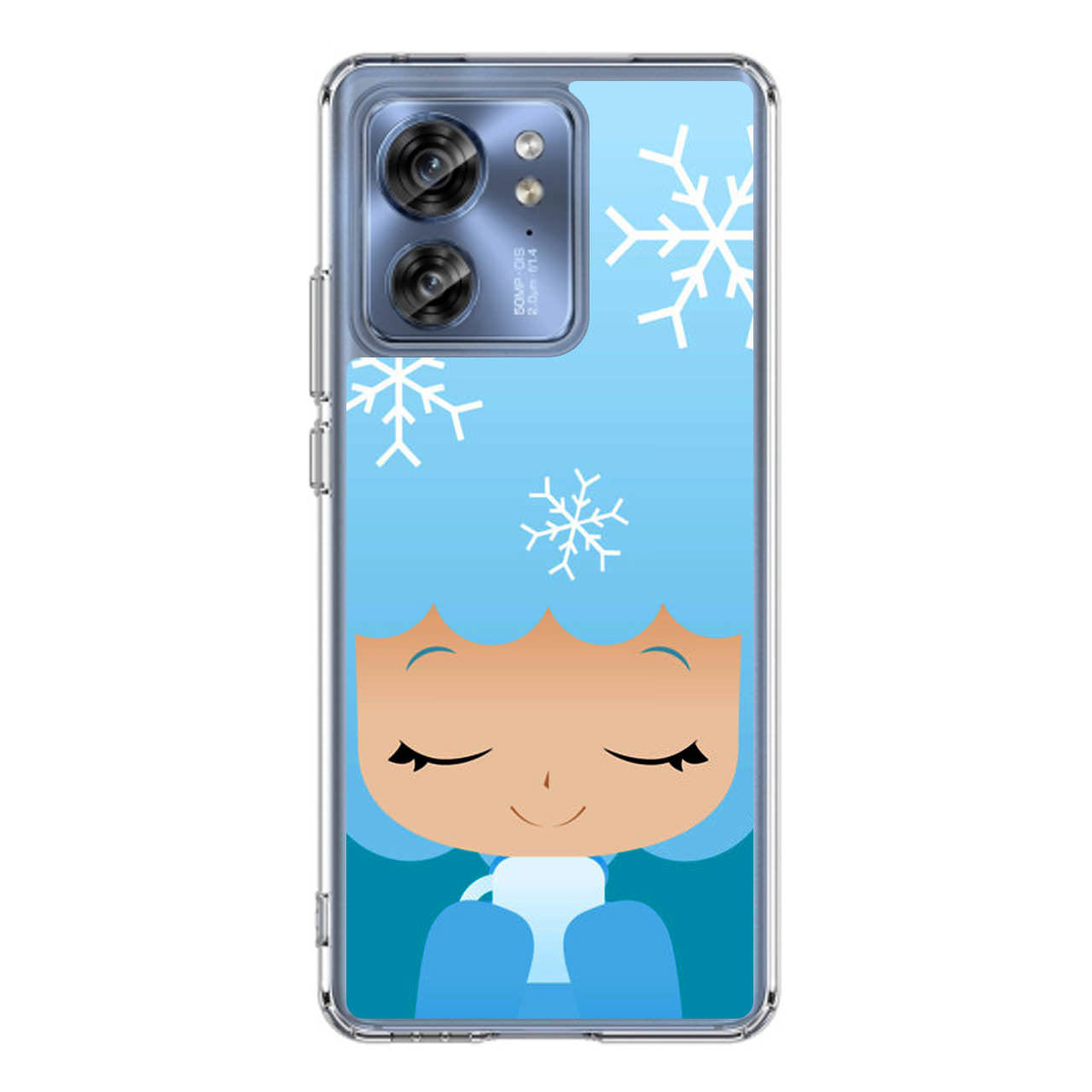 Winter Afro Girl Motorola Edge 2023 Case