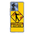 Zombie Crossing Sign Motorola Edge 2023 Case