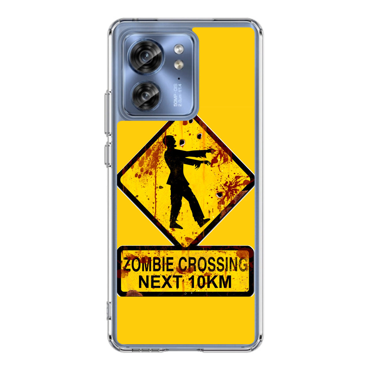 Zombie Crossing Sign Motorola Edge 2023 Case