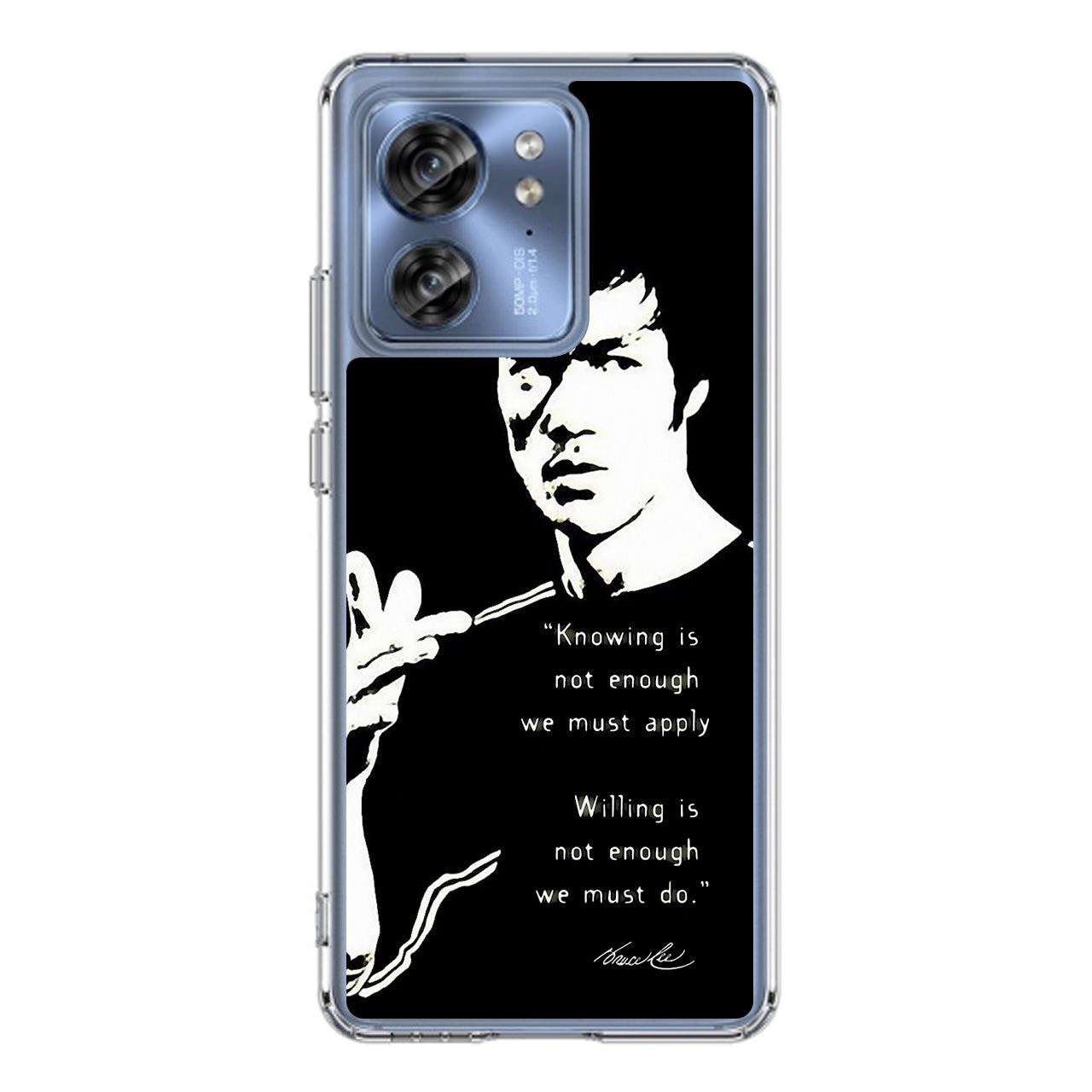 Bruce Lee Quotes Motorola Edge 2023 Case