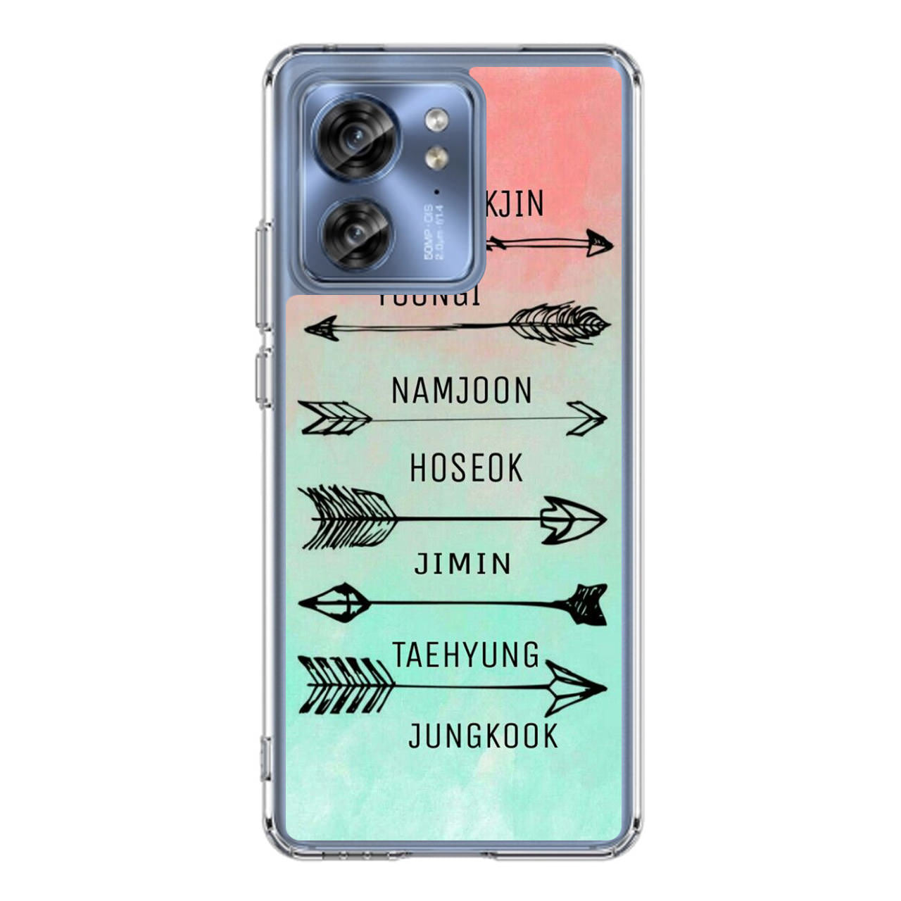 BTS Members Name Motorola Edge 2023 Case