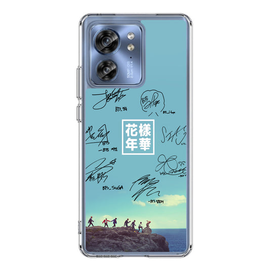 BTS Signature Motorola Edge 2023 Case