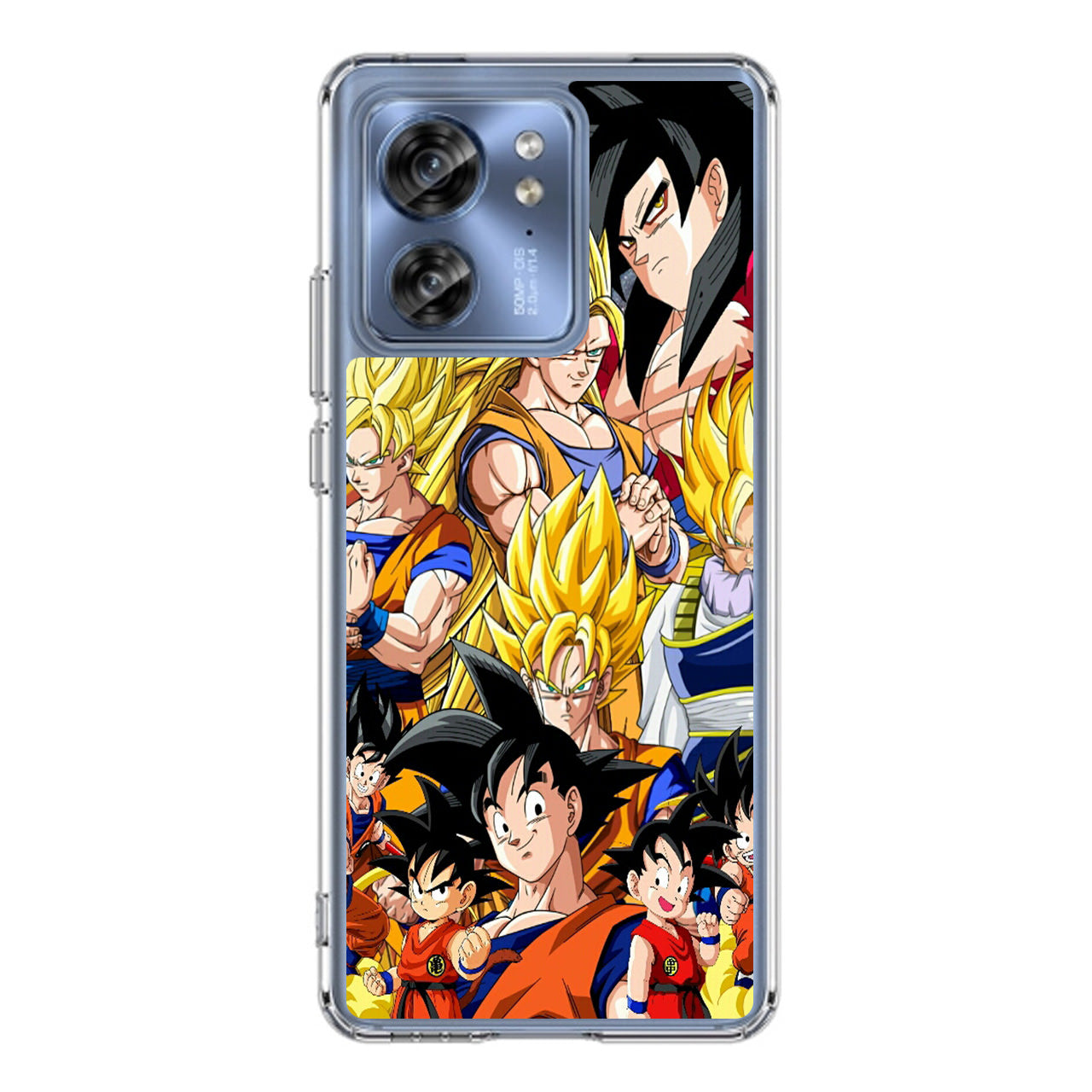 Dragon Ball Z Son Goku Transformation Motorola Edge 2023 Case