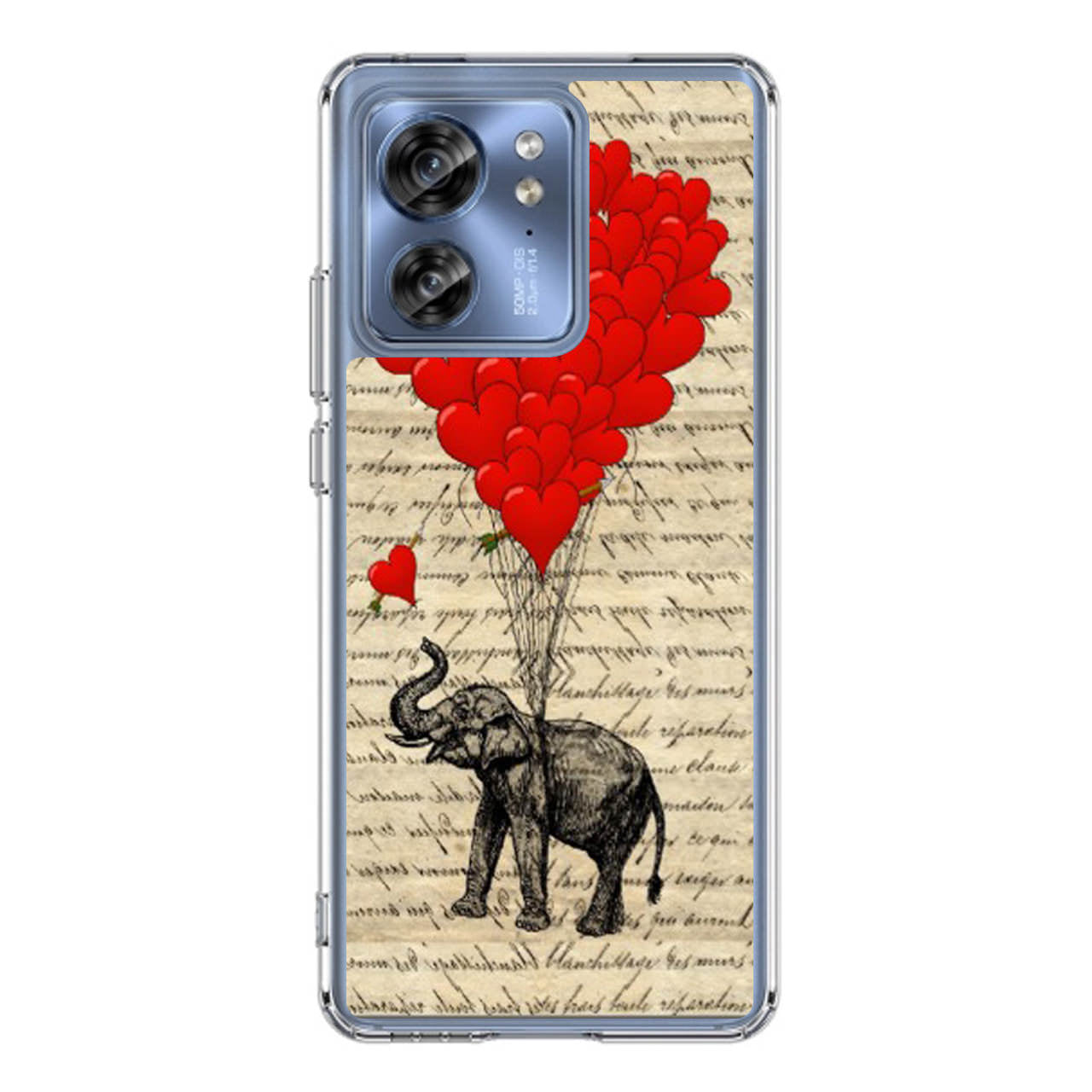 Elephant And Heart Motorola Edge 2023 Case