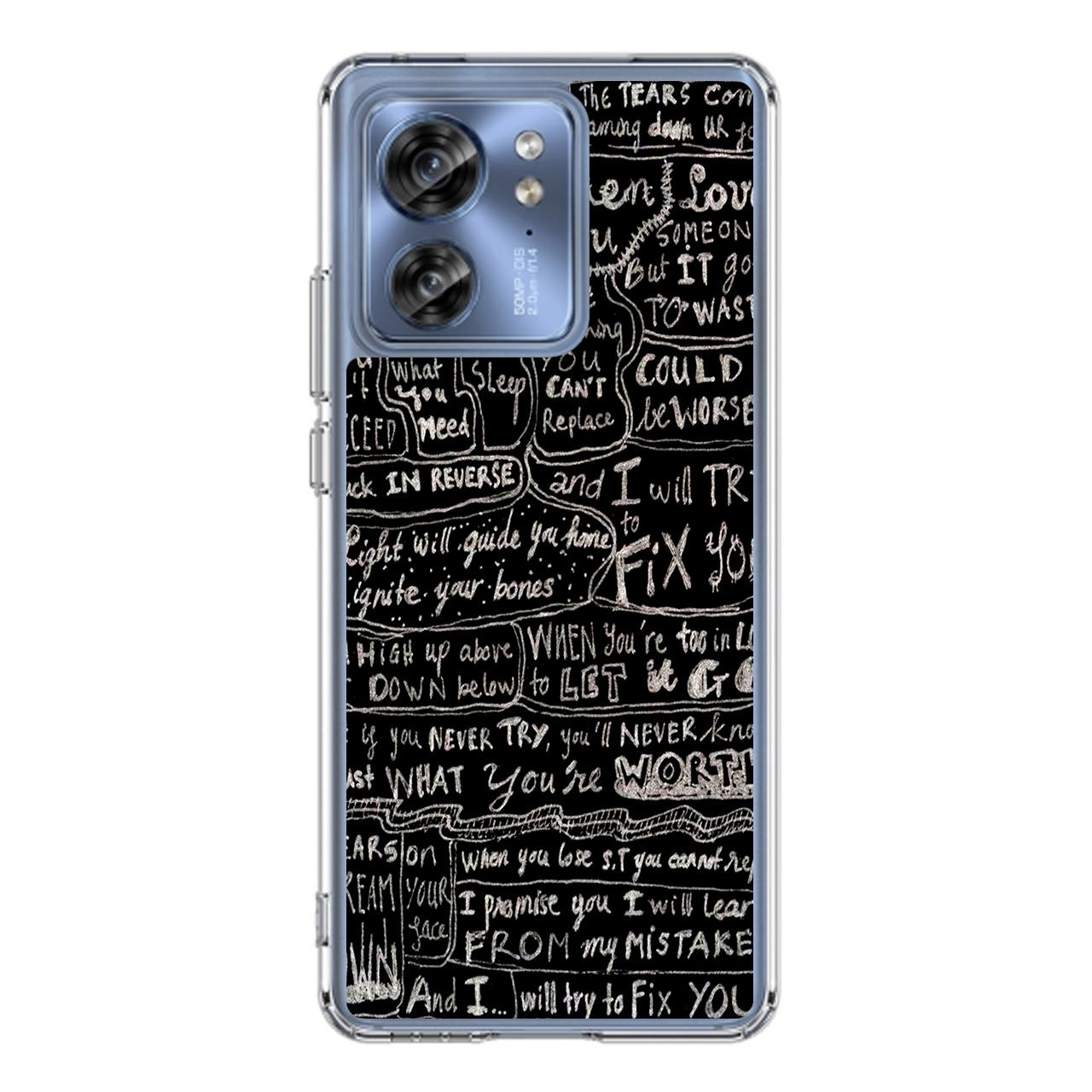 Fix You Lyrics Motorola Edge 2023 Case