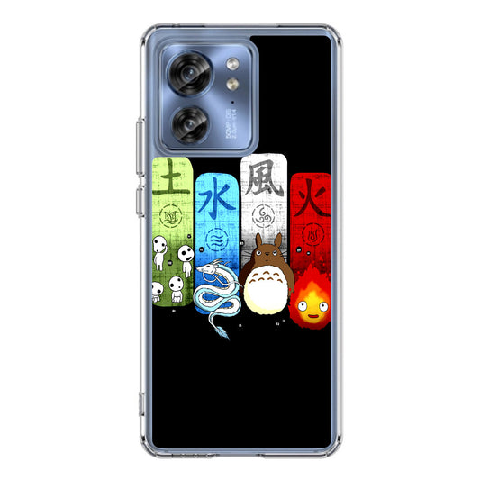 Ghibli Elemental Charms Motorola Edge 2023 Case