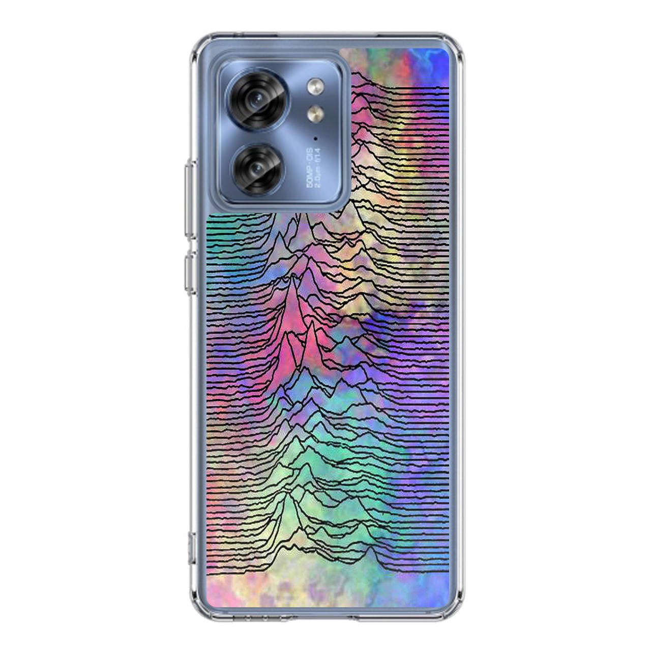 Joy Division Unknown Pleasures Colorful Motorola Edge 2023 Case