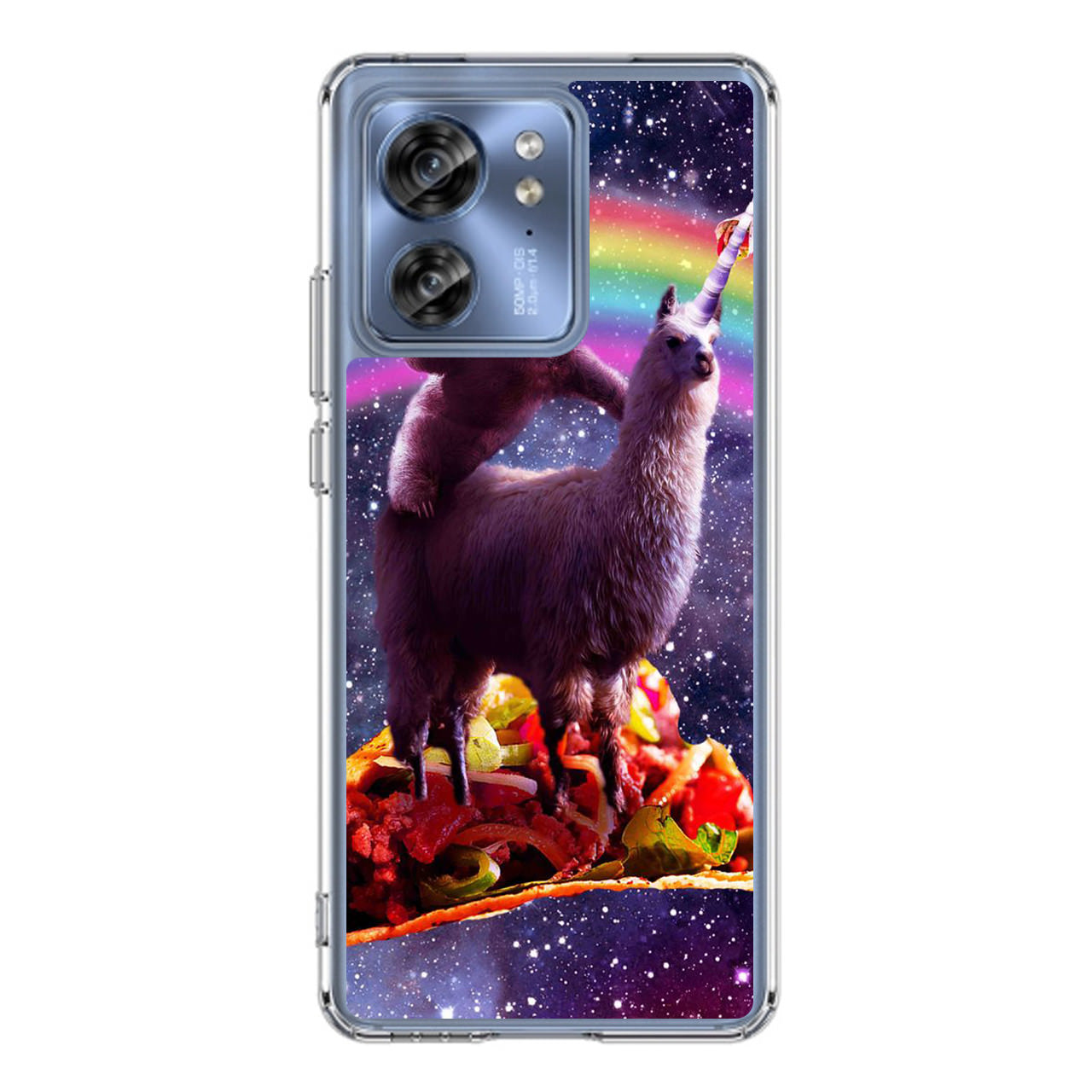 LLama And Sloth On Space Motorola Edge 2023 Case