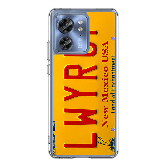 LWYRUP License Plate Motorola Edge 2023 Case