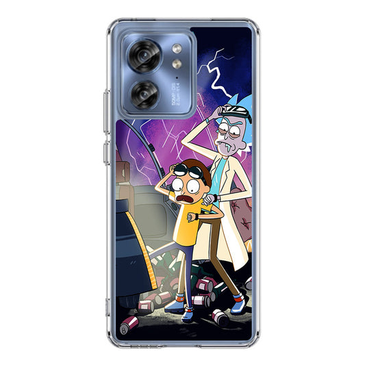 Rick And Morty Back To The Future Motorola Edge 2023 Case