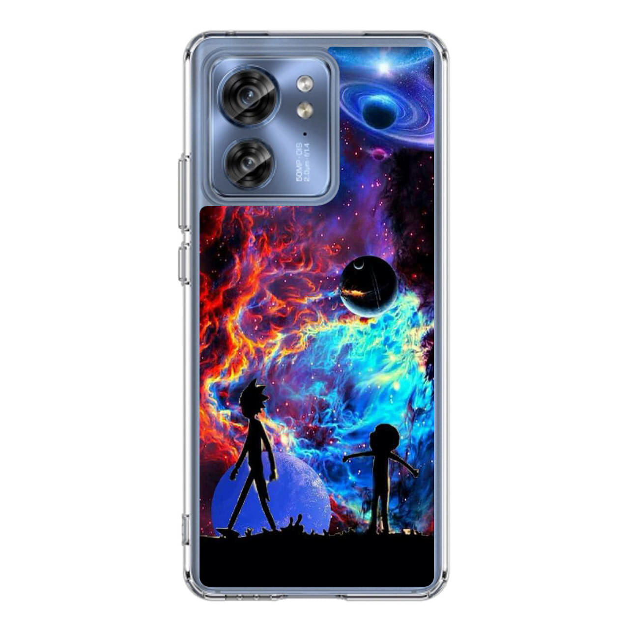 Rick And Morty Flat Galaxy Motorola Edge 2023 Case